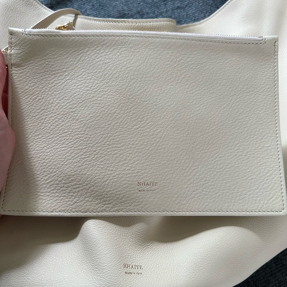 Khaite Medium Lotus Tote in Off-White - Picture 7 of 16